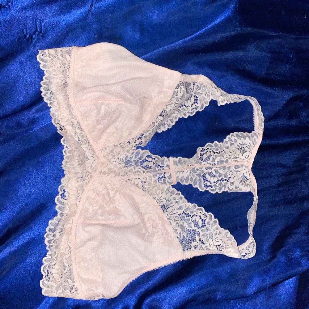 Pink Lace Bralette